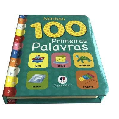 China Children Developing Hard Cover Book Alphabet Hardcover Educational Intelligence Kids Board Book Printing for sale