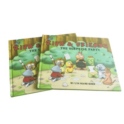 China Children Developing Intelligence Kids Hardcover Story Book Custom Laminated Printing Services for sale