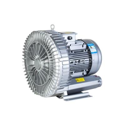 China Blower Manufacturer Custom 3 Phases 5.5KW High Suction Ring Type High Pressure Blower For Plastic Equitment for sale