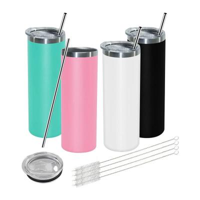 China Sustainable Top Selling Lean Insulated Tumbler 20oz/30oz Stainless Steel Travel Lean Cup Tumbler With Spillproof Lid And Metal Straw for sale