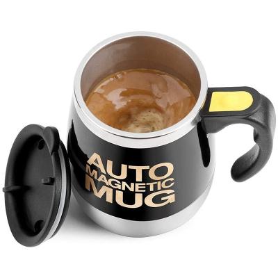 China Wholesale Office Home Stocked Stainless Lazy Automatic Self Stirring Cup Coffee Mug Automatic Mixing Self Stirring Magnetic Mug for sale