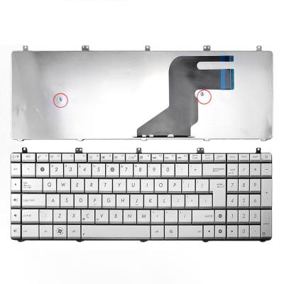 China New USA notebook laptop wireless keyboard FOR ASUS N55 N57 N55S N55SF N55SL N75 N75SF N75SL N75S N75Y silver MP-11A16US69202 for sale