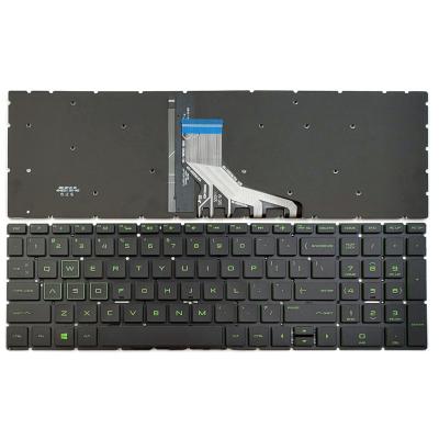 China Radio New For HP Gaming Pavilion 15-CX 15-CX0010CA 15-CX0020CA 15-CX0020NR 15-CX0030NR 15-CX0040NR Laptop Keyboard US Green Backlit for sale