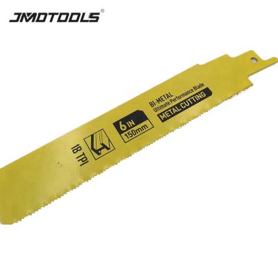 China BIM 6INCH 18TPI (m2) Bi Metal Demolition Reciprocating Metal Blade for sale