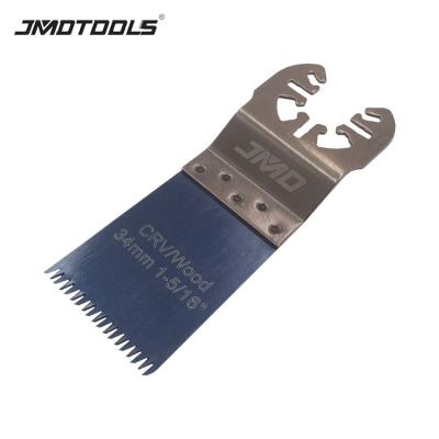 China CRV 34.1mm Teeth CRV Ground Oscillating Multi-Tool Saw Blades For Wood Cutting for sale