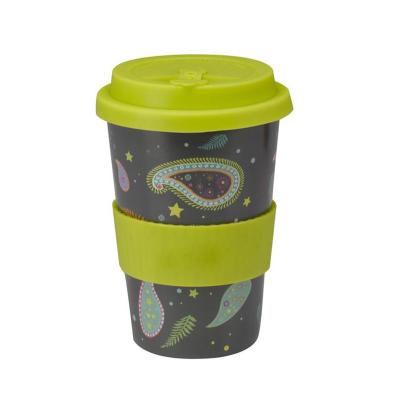 China Custom Promotional Reusable Biodegradable Rice Sustainable Pod Plastic Travel Coffee Cup With Box for sale