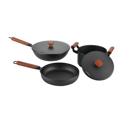 China Assurance Viable Commercial Manufacturers Wholesale Non Stick Stove Set for sale