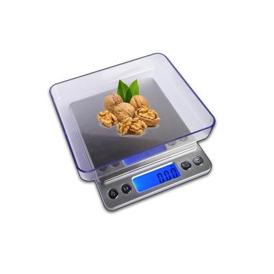 China With Tray Xushen Kitchen Scale 1000g 2000g 3000g 500g 0.1g 0.01g Digital Pocket Food Kitchen Scale For Weight Loss for sale