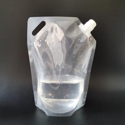 China Impact Resistance 1.5l 1500ml Plastic Packaging Spout Pouch Bag With Handle For for sale