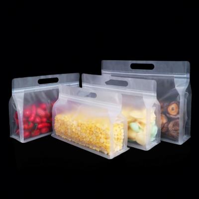 China Moisture Proof Clear Zip Lock Transparent Zip Lock Food Packaging Clothing Coffee Tea Bag Plastic Printing Pouch For Snack Bags for sale