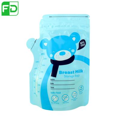 China BPA Free Plastic Free Vacuum Mother Breastmilk Powder Milk Storage Ziplock Bag for sale