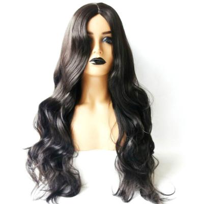 China Regular wave wig women in long curly hair European and American big wave chemical fiber fashion hair manufacturers a generation of for sale