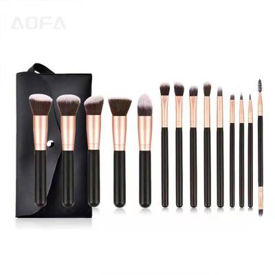 China Angular Blush Private Label Makeup Brush Set Customized To Make Up Brush Eye OEM ODM Multi Size Cosmetic Brush for sale