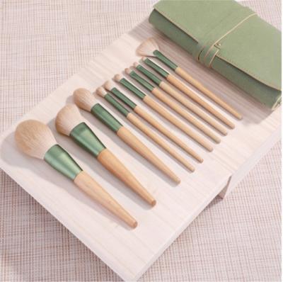 China Angular Blush Customized Set of 10 qingluo Makeup Brushes for sale