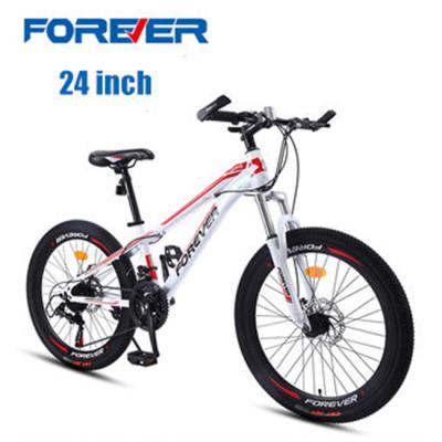 China Colored Forever Steel Brand New Style 21 Inch Cycle 21 Downhill Gear Mountain Kids 24 Bike for sale