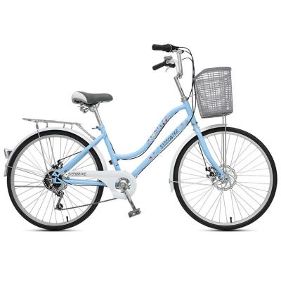 China Wholesale China Street Fashion Men's City Bicycle 6 Speed ​​Bike City Retro for sale