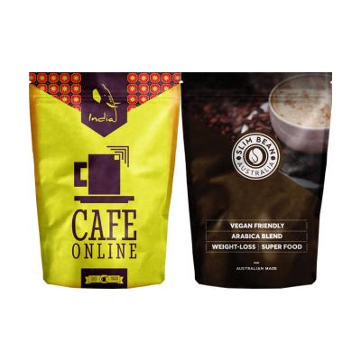 China Heat Seal Custom Kraft Paper Bags Custom Kraft Paper Bags Stand Up Pouch Bags Small Group for sale