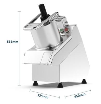 China Vegetable Snack Plant LSVC65MS Multi Function 550W Small Cutter Machine for sale