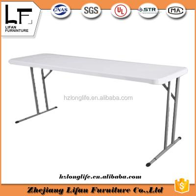 China Latest Design Outdoor Plastic Folding Long Table Study Computer Table Desk for sale