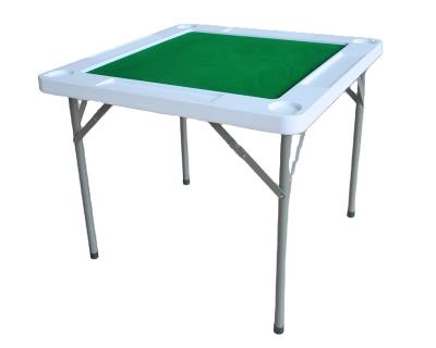 China Modern Outdoor Furniture Card Desk White Plastic Mahjong Board for sale