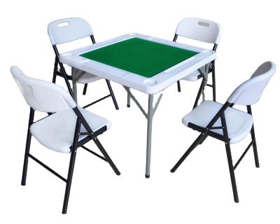 China Modern Outdoor Furniture White Plastic Mahjong Board For Entertainment for sale