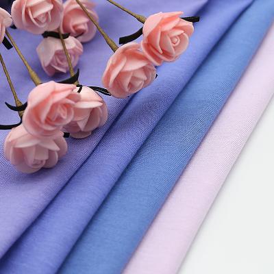 China Sustainable High Quality Plain Dyed Double Yarn 20S Cotton Fabric 100% Cotton For Garment Dress for sale