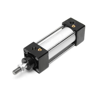 China Hotels double / single acting air pneumatic cylinders and mini / small / mirco piston telescopic pneumatic cylinder with tie rod for sale