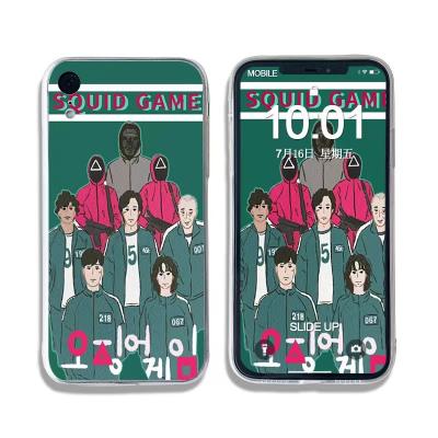 China Anti-fall Logo Picture Custom Phone Case cover with Korean designer silicone from TV squid game for sale