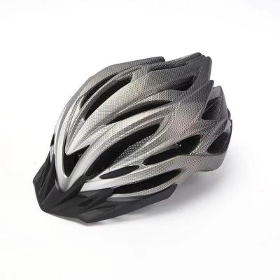 China Factory New Gradient Color Bike Helmet Wholesale Durable Mountain Road Bike Helmet Unisex Bike Motorcycle With Light for sale