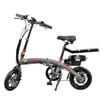 China Alloy 12inch Mini Bike 250W Foldable Electric Wheel E-Bike Front Wheel LED/LCD Aluminum Black Milled Display With Comfort Seat for sale