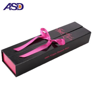 China Recycled materials hard card board style and paper material paper box gift box with ribbon packing box for sale