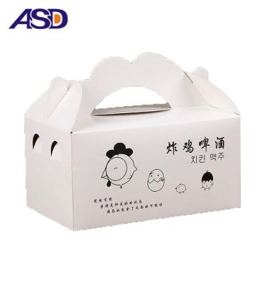 China Recycled Materials Take Way Mcdonald Fried Chicken Packaging Boxes/High Quality Food Packaging Paper Box/Green Food Packaging Box for sale