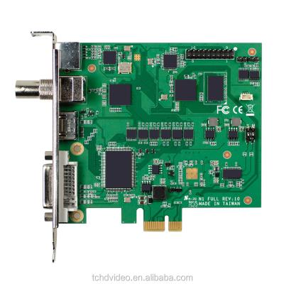 China Tarjeta de captura de vídeo de 1 canal con entrada SDI/DVI/CVBS 1080P60 para soporte de PCIE SDK en venta