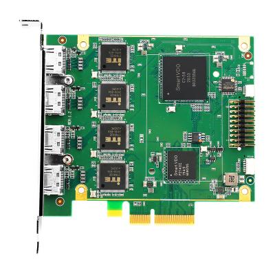 Cina PCIe 4U 4K Video Capture Card HDMI X 4 Input e uscita HTTP/RTMP/RTSP in vendita