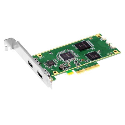 China 4K60p 10bit Entrada HDMI Adaptador de tarjetas de captura de juegos HDMI 2.0 Salida Para Windows Linux en venta