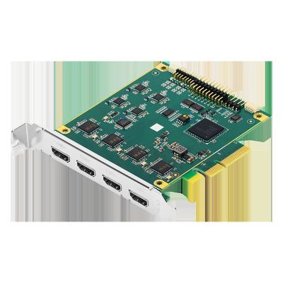 Cina PCIe 4U VMix Streaming Video Capture Card con 4 ingressi HDMI quattro canali in vendita