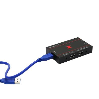 China 4k Hdm1 Input 1080p60 Output Capture Card With Independent Microphone for sale