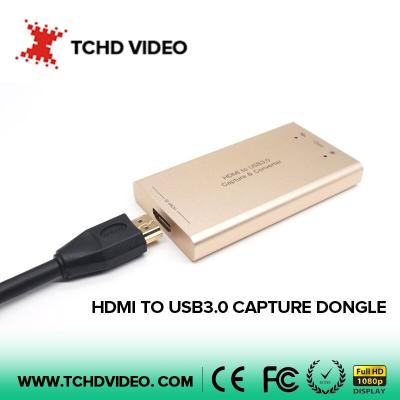 Chine Carte de capture USB sans pilote pour diffusion en ligne 1920x1080P60 Vidéo en streaming à vendre