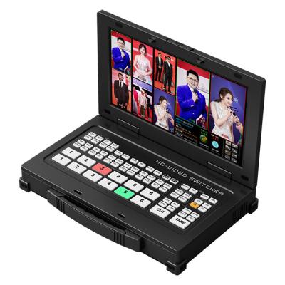 China 6 kanalen HDMI Live Streaming Video Switcher Studio For Church Te koop