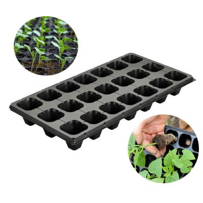 China Plastic Agriculture Greenhouse Seed Tray 21 Cells PS Seed Start Nursery Sowing Tray For Vegetable Flowers for sale