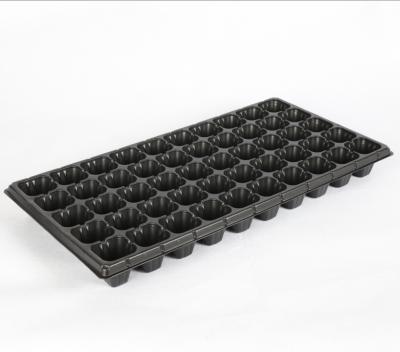 China Plastic Flower 50 Plant Cell Seed Start Tray 0.4mm Nursery In 1.5mm PS Seedling Nursery Tray for sale