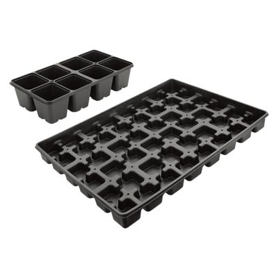 China XD08 PS Seed Starting Grow Germination Tray Plastic 8 Cells Seed Tray For Nursery Plant for sale