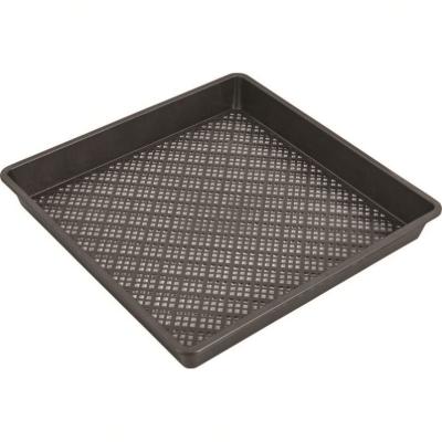 China Reusable Cheap Price Durable PP Plastic Tray Plate Flat Square Seed Germination Tray for sale