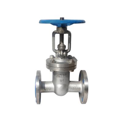 Chine SS stainless steel gate valve with flanges manufacturer cf8 manual WCB flanged type 2 inch api gate valves à vendre