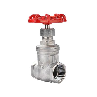 Chine Standard stainless steel ss304 female threaded 2 inch gate valve à vendre