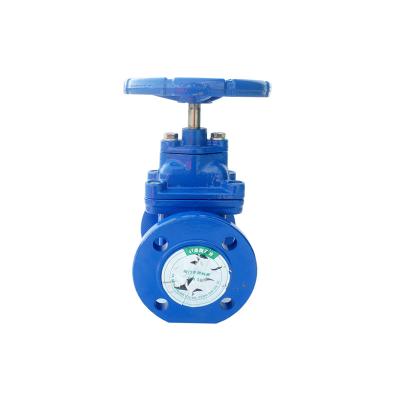 China Gate valve ductile iron DN150 water flange gate valve PN16 cast iron valve for sale