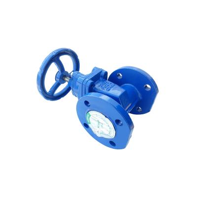 Chine DN400 water treatment ductile iron body rubber disc gate valve with EPDM seat material à vendre