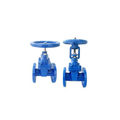 China Z90 series non-rising stem Z82 series rising stem resilient seat soft sealing flanged type gate valve for sale