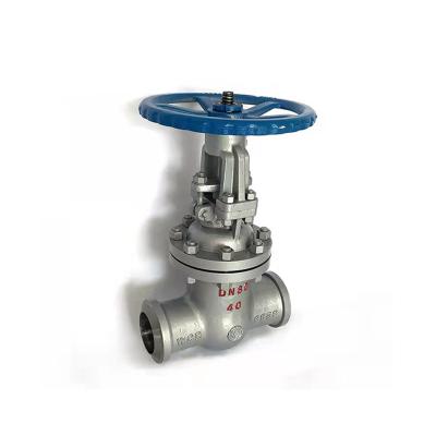 Chine PN40 pipe high temperature butt welding gate valve 3 inch sluice gate valve worm gear manual à vendre