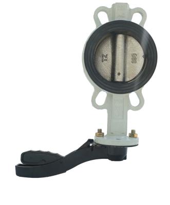 Chine DN200 butterfly valve price seal flanged concentric neoprene stainless sanitary butterfly valve à vendre